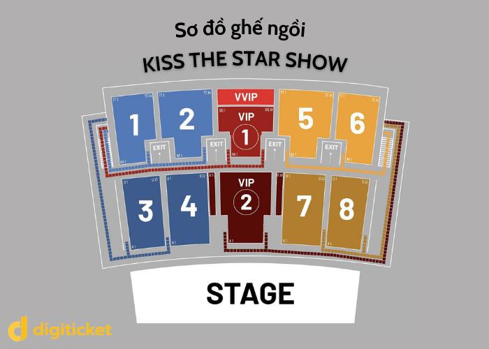 so do ghe ngoi kiss the star show